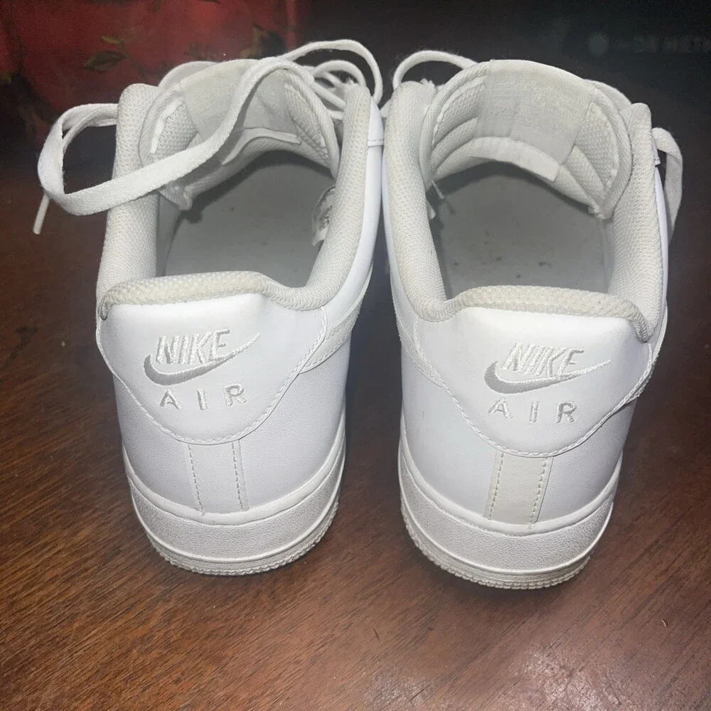 Nike Air Force 1 Low '2020 Athletic Sneakers Triple White 315122-111 Men Sz 10.5